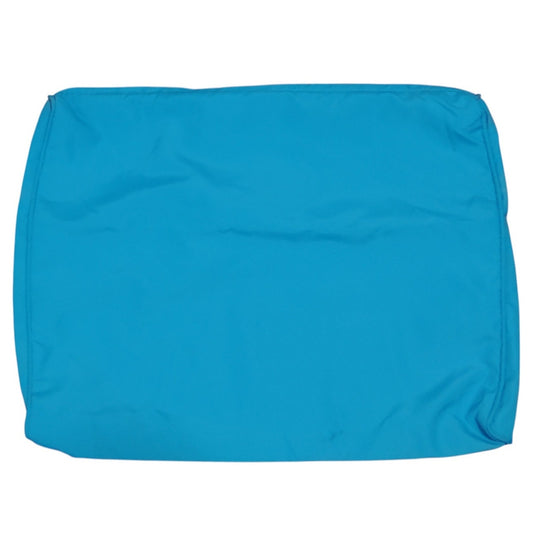 Outdoor Furniture Cushion Slipcover – 22" W × 17" D × 2.5" H | Turquoise Blue