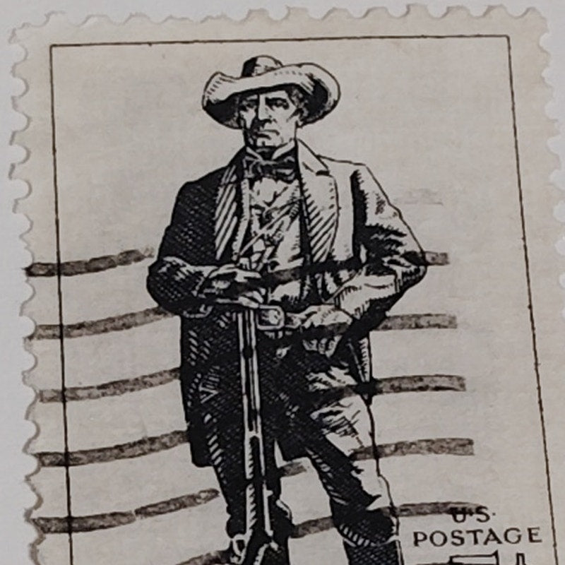 1963 Scott #1238 – 5¢ Sam Houston / Texas Republic President – Canceled