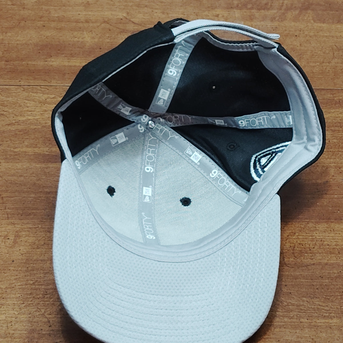 Birmingham Iron AAF New Era 9FORTY Adjustable Hat Black Silver NWT