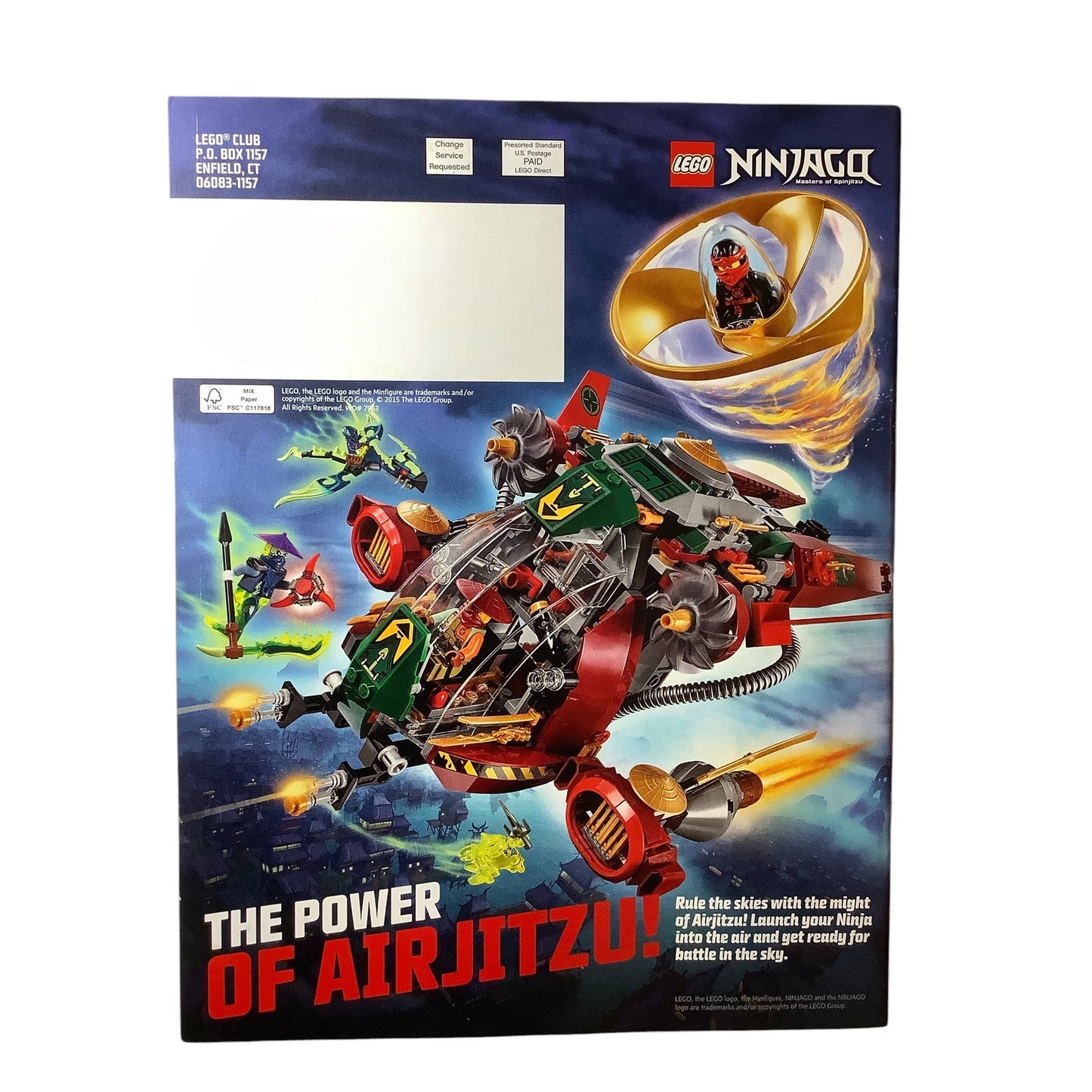 5 x Back Issues Lego Club Magazines, 5  issues from 2013-2015 Pictured