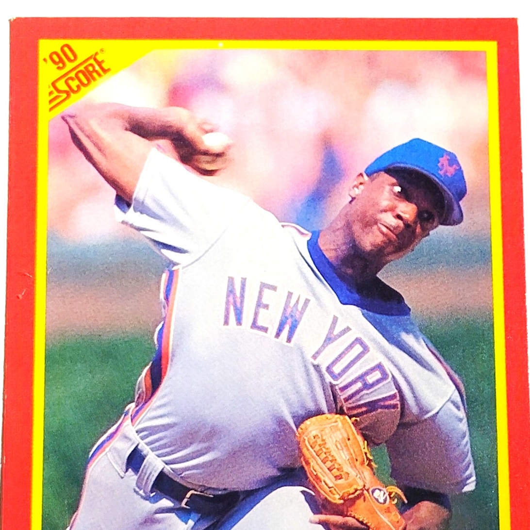 1990 Score Dwight Gooden #313 New York Mets Pitcher MLB Baseball EX