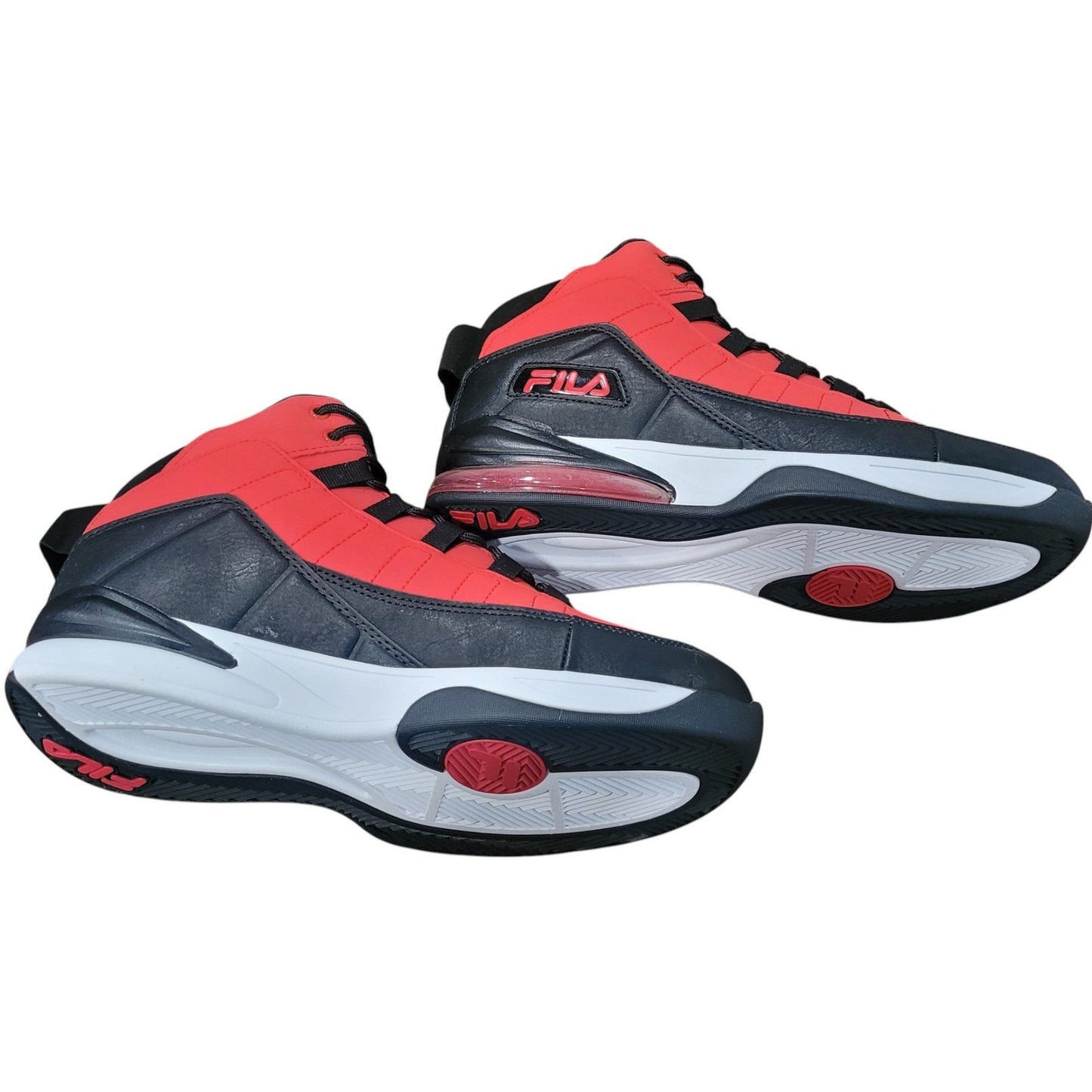 Fila Activisor Viz Men’s Athletic Shoes, Size 9, Red/Black, Lightweight Comfort
