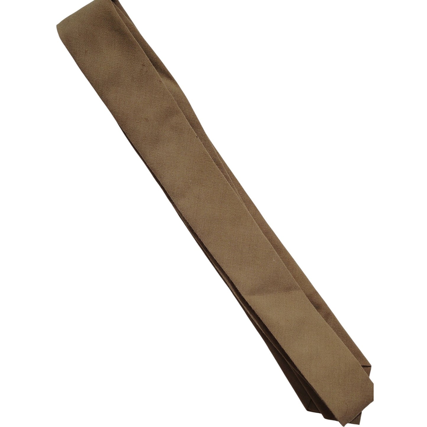 U.S. Marine Corps Khaki Necktie 2" Wide Vietnam Era Dress Uniform Accessory