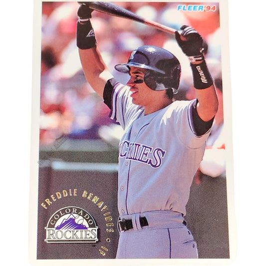 Freddie Renavides, Colorado Rockies, #432, 1994 Fleer Baseball Collector's Card