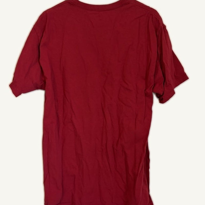 Gear for Sports Roche Harbor 1885 Red Embroidered T-Shirt Size L Cotton Tee