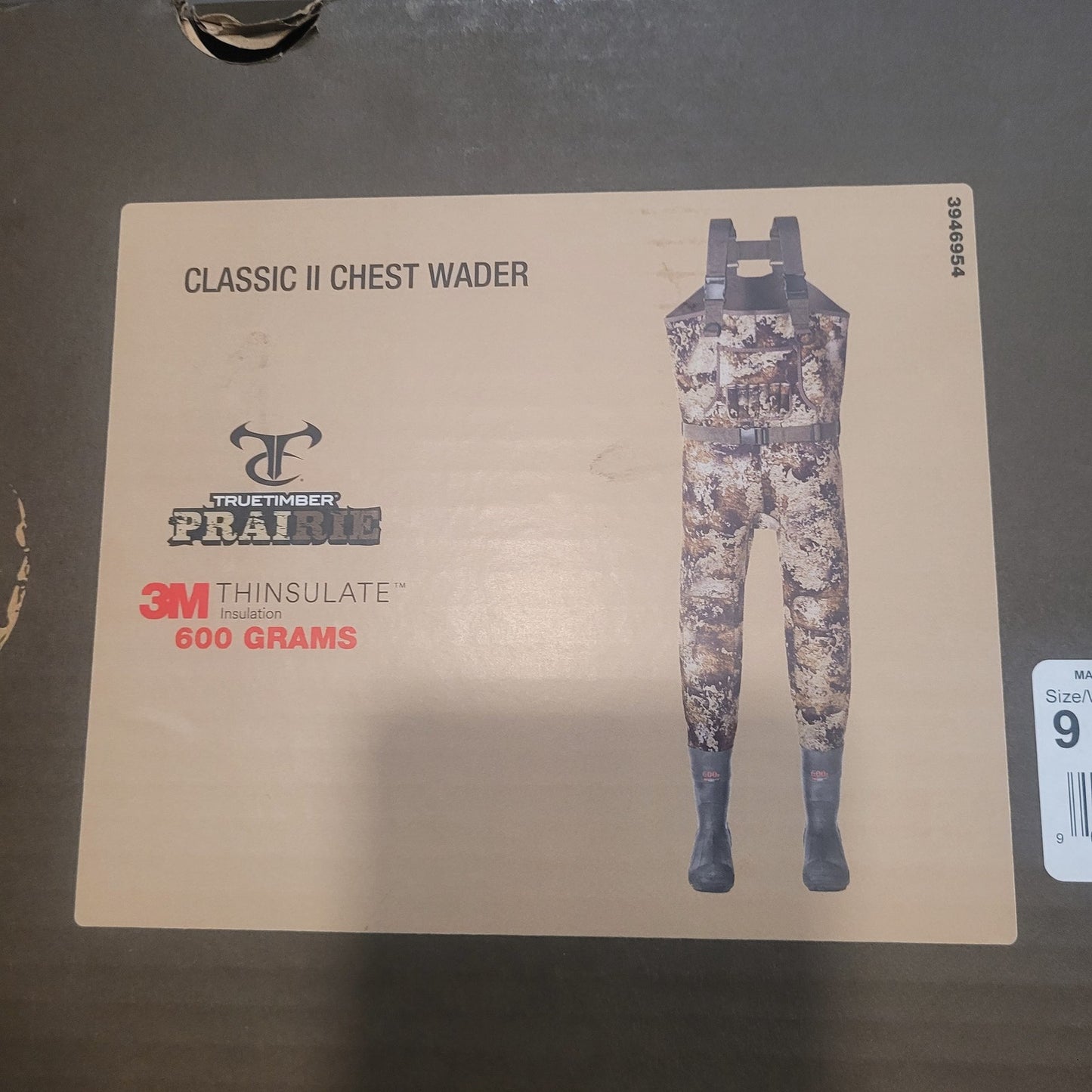Classic Series II Neoprene Boot‑Foot Hunting Chest Waders TrueTimber Prairie, 9R