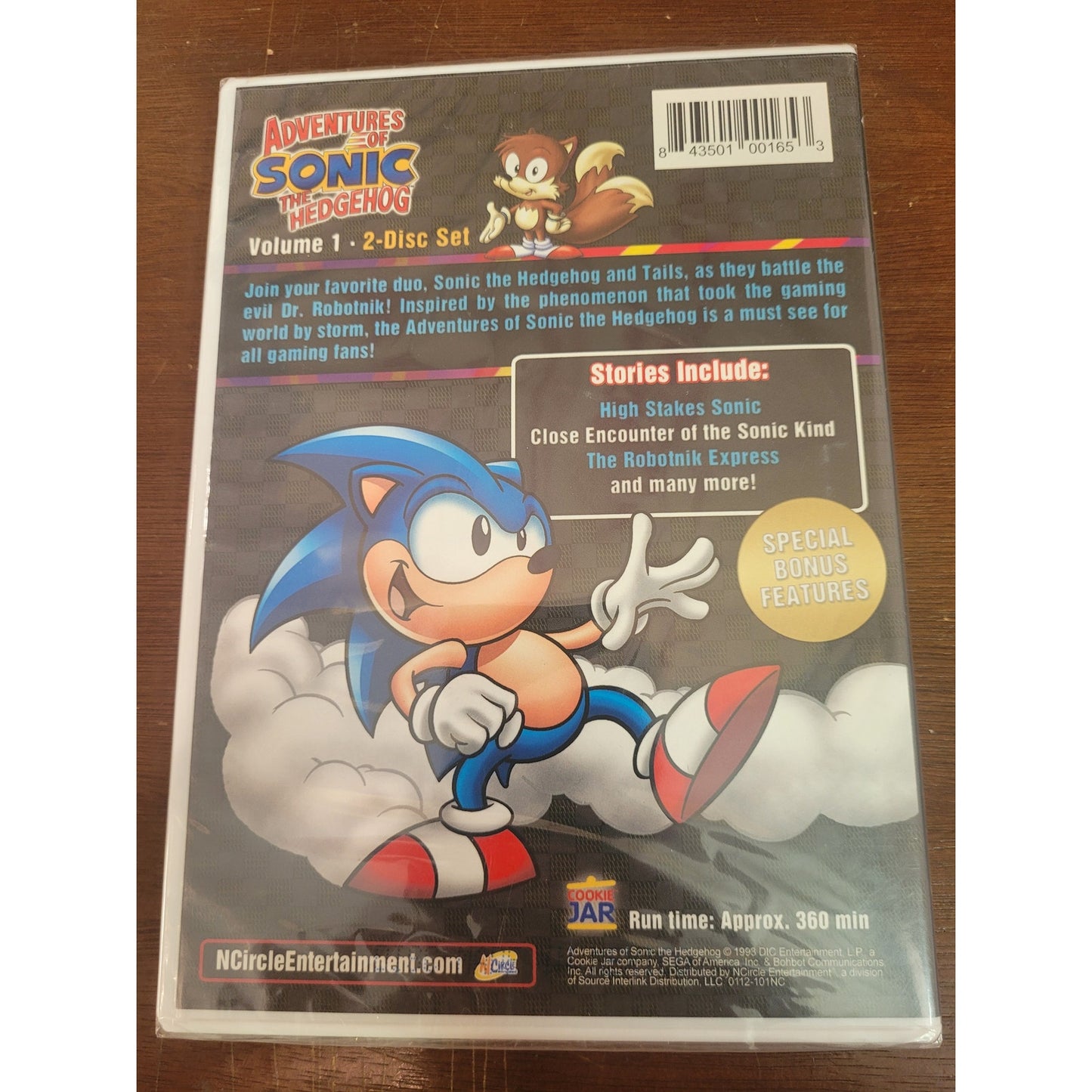 Adventures of Sonic the Hedgehog DVD Vol. 1 – Animated Classic Collector's Ed.