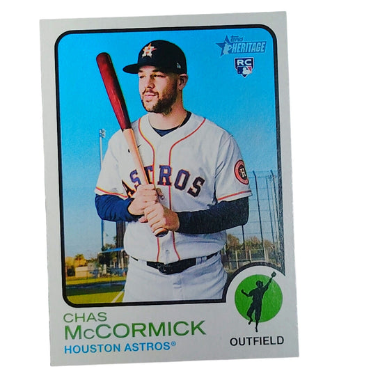 2022 Topps Heritage Chas McCormick 182 RC Houston Astros Outfield Rookie VG/EX