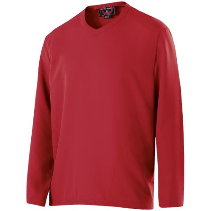 Holloway Adult Ignition Pullover Jacket, Scarlet, Med - Golf, Coaching, Outdoors
