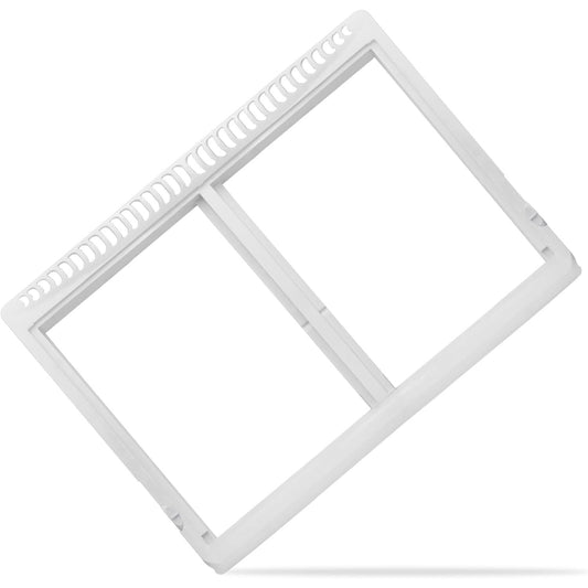 Crisper Pan Cover – Compatible w/ Frigidaire Fridge Drawer, Glass Shelf Frame