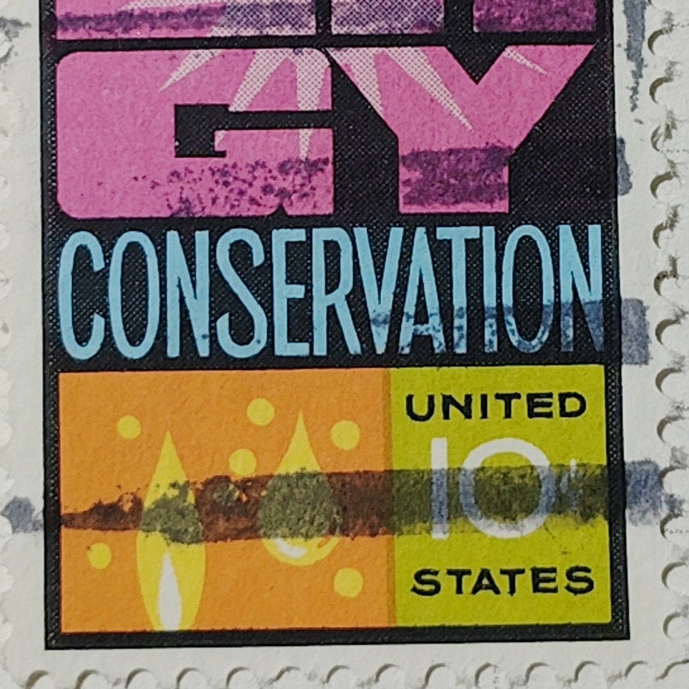 1974 U.S. 10¢ “Energy Conservation” Stamp – Scott 1547 – Used