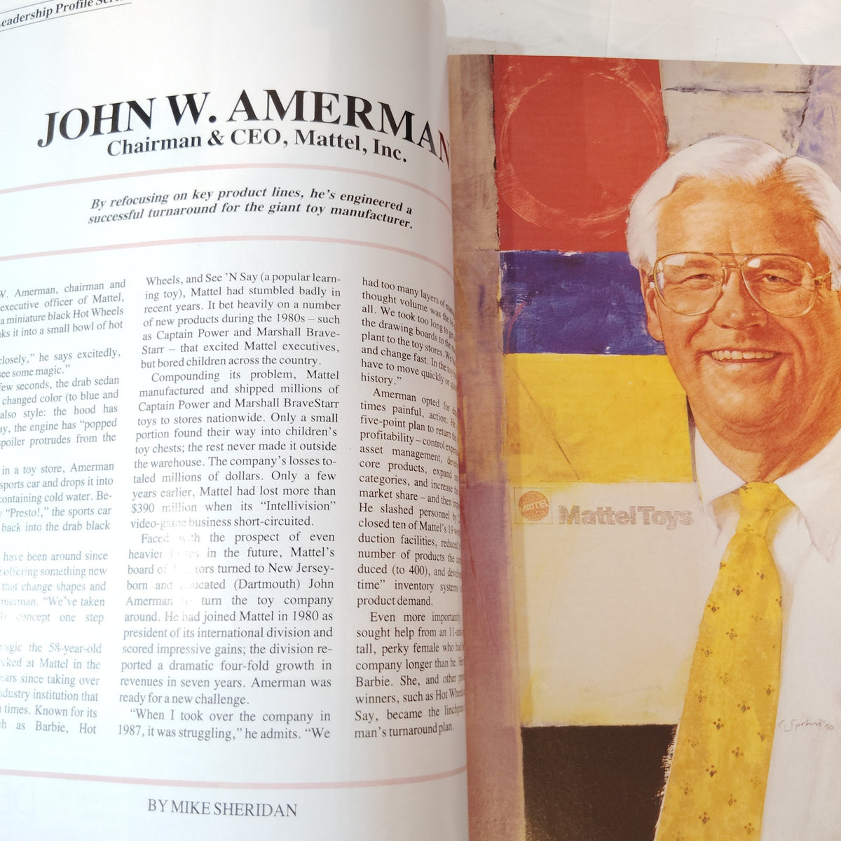 Delta Sky Magazine - June 1990 - Windmills, John Amerman, Wimbledon