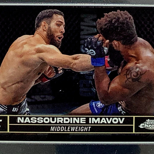 Nassourdine Amavov, UFC Middleweight, Card 145, 2024 Topps Chrome UFC, NM+