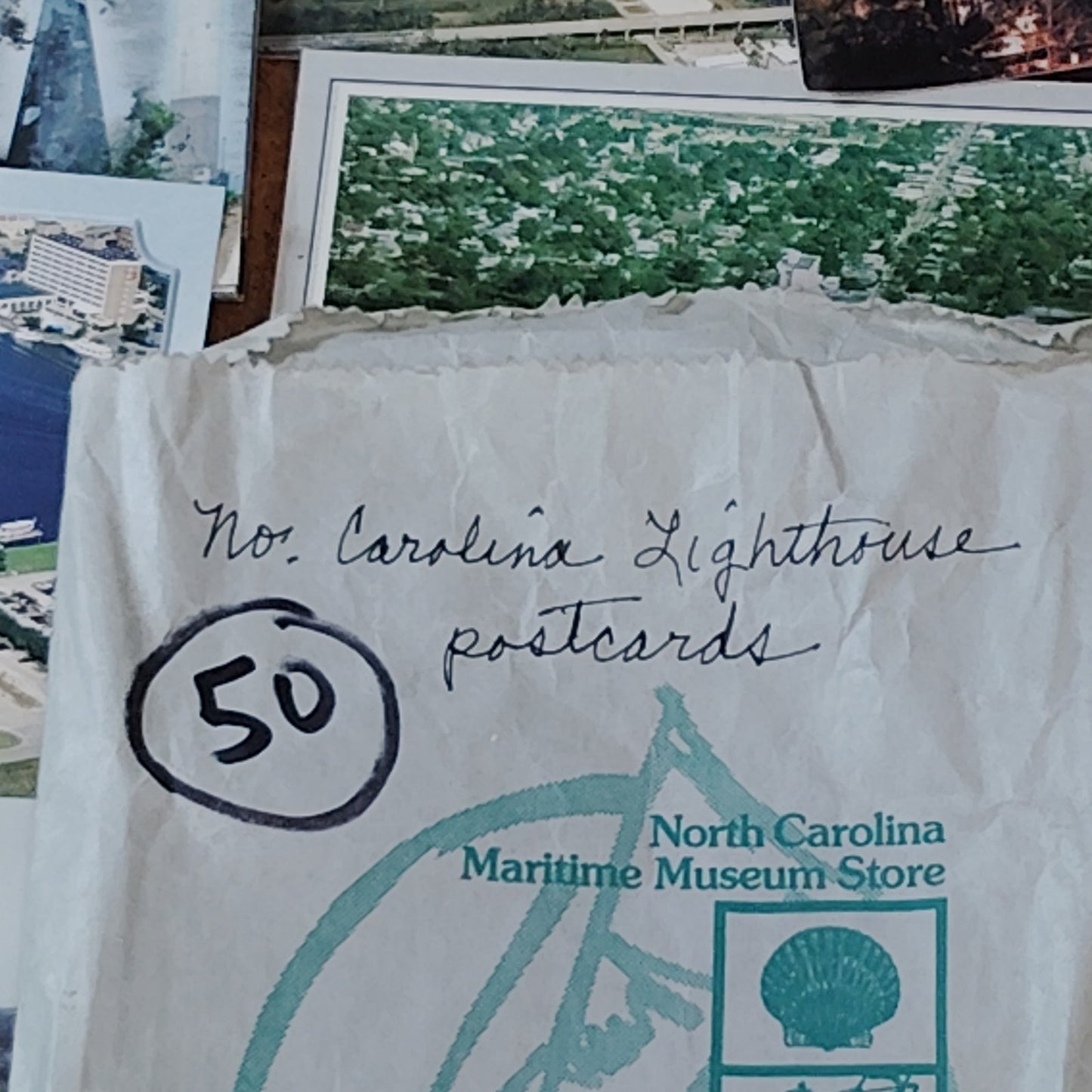 50 NC Lighthouse & Coastal Postcard Collection - Vintage & Modern Scenic Views