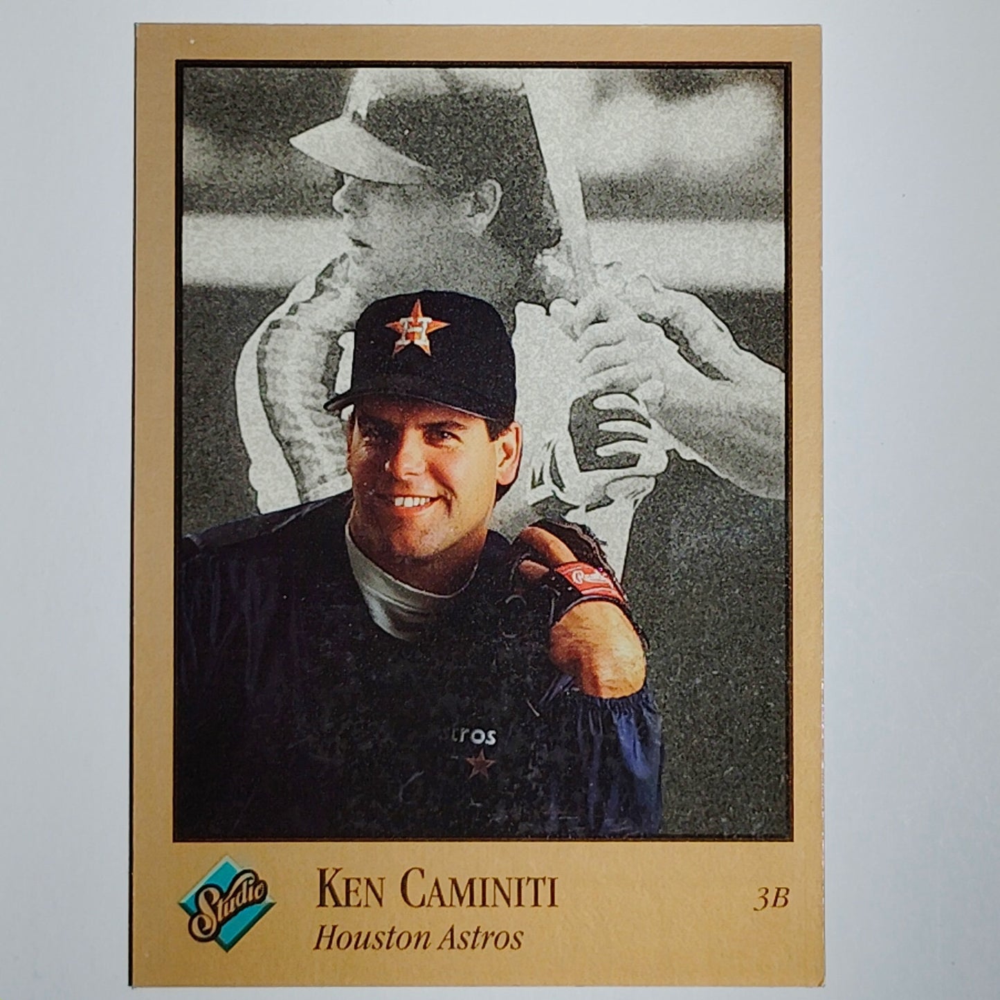 1992 Leaf Studio Ken Caminiti Card #33 Houston Astros 3B VG/EX
