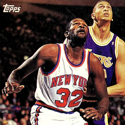 Herb Williams, New York Knicks, 1993 Topps Collector's Card 278, EXC