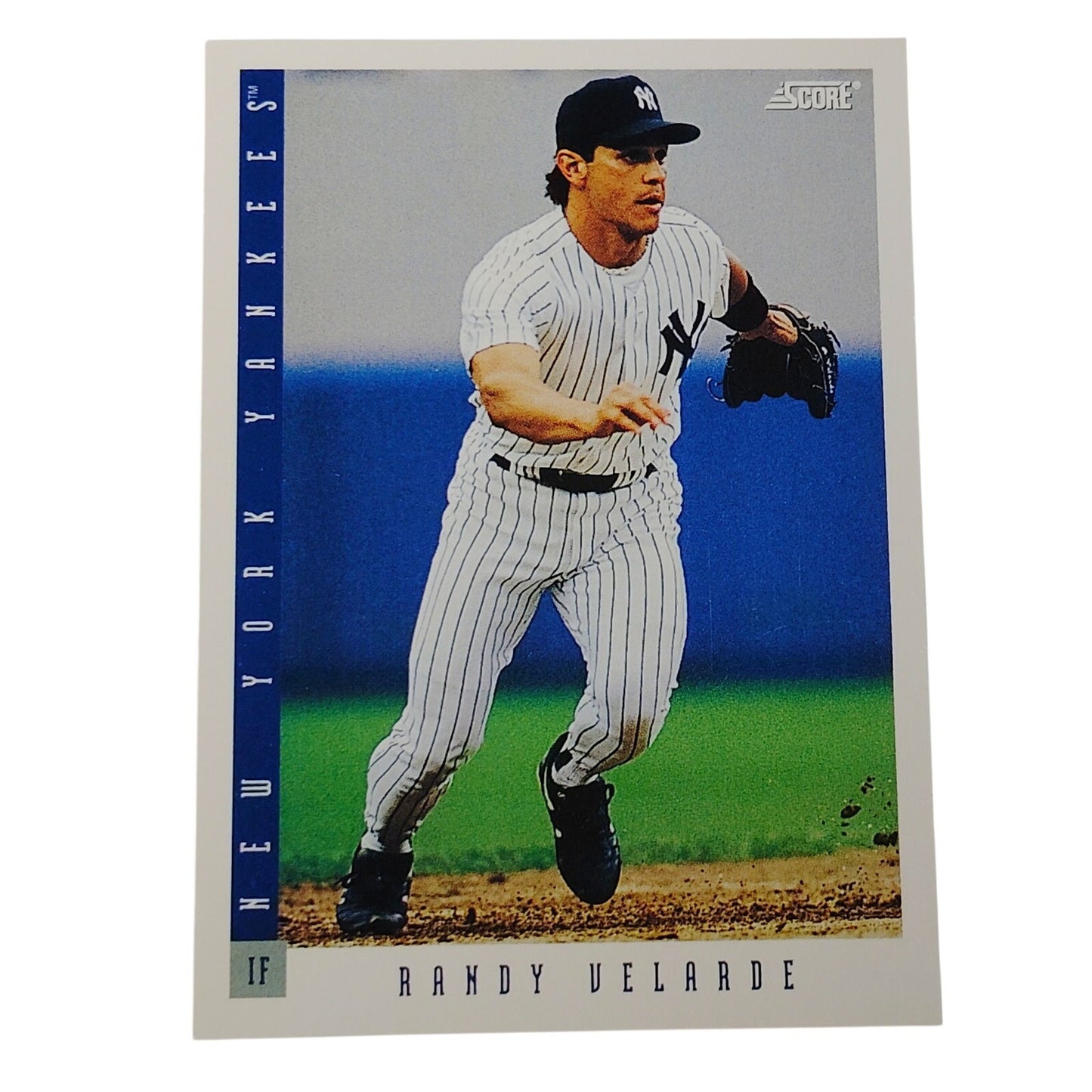 1993 Score Randy Velarde #219 New York Yankees 2B MLB Baseball Card NM