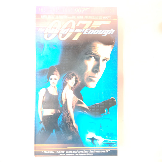The World Is Not Enough VHS 1999 Pierce Brosnan James Bond Action