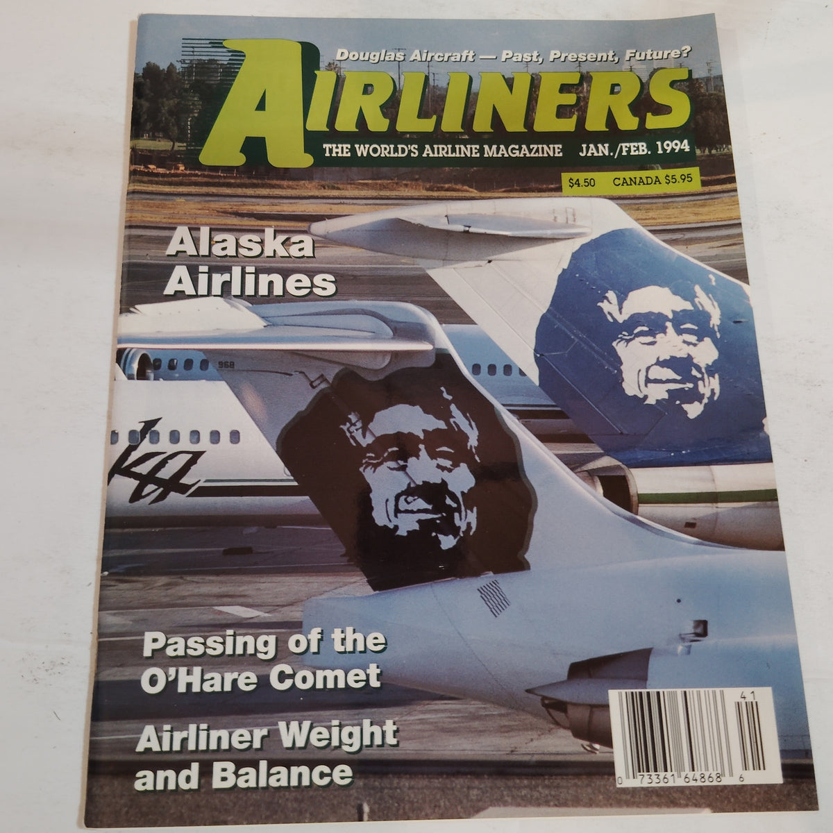 Airliners Magazine Jan/Feb 1994 Douglas Aircraft Vintage Aviation Journal