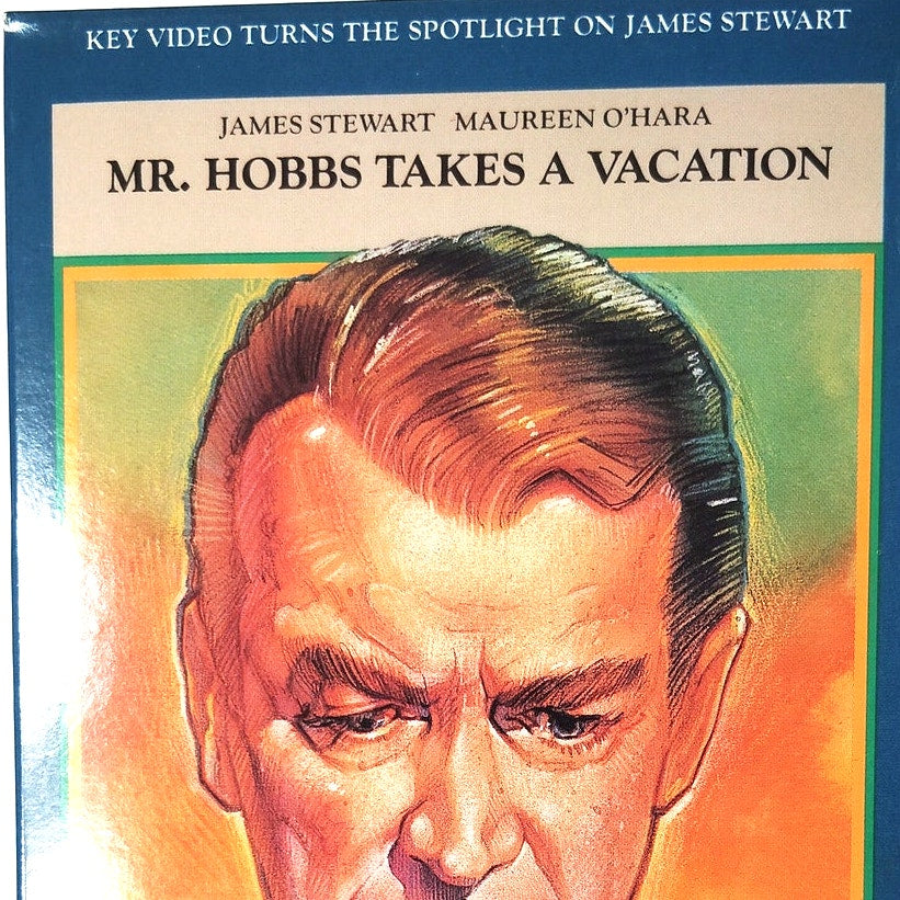 Mr. Hobbs Takes a Vacation VHS 1988 James Stewart Maureen O’Hara Classic Comedy