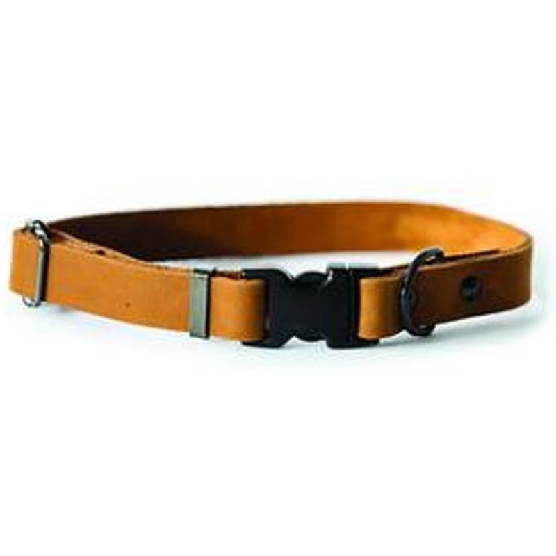Euro‑Dog Sport Style Luxury Leather Dog Collar Bark Brown X‑Small