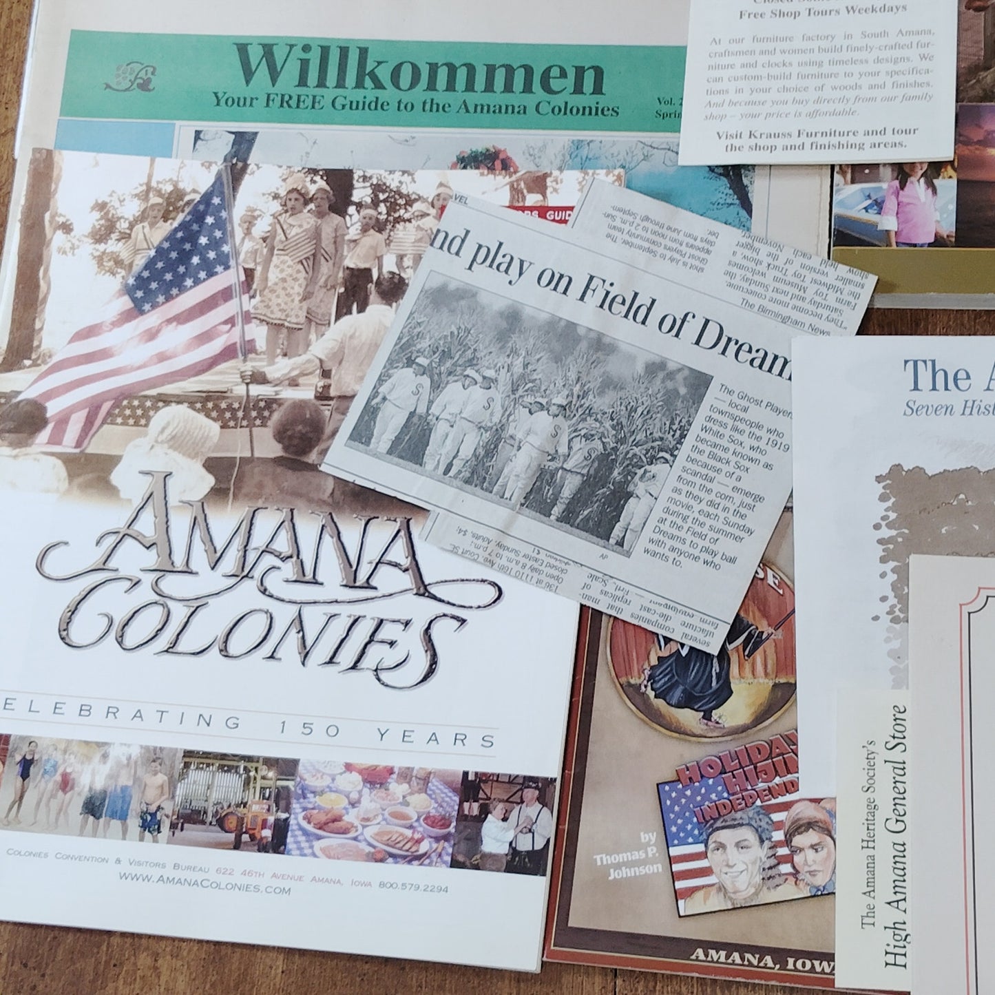2005 Iowa Travel Ephemera Collection - Amana Colonies & Souvenirs