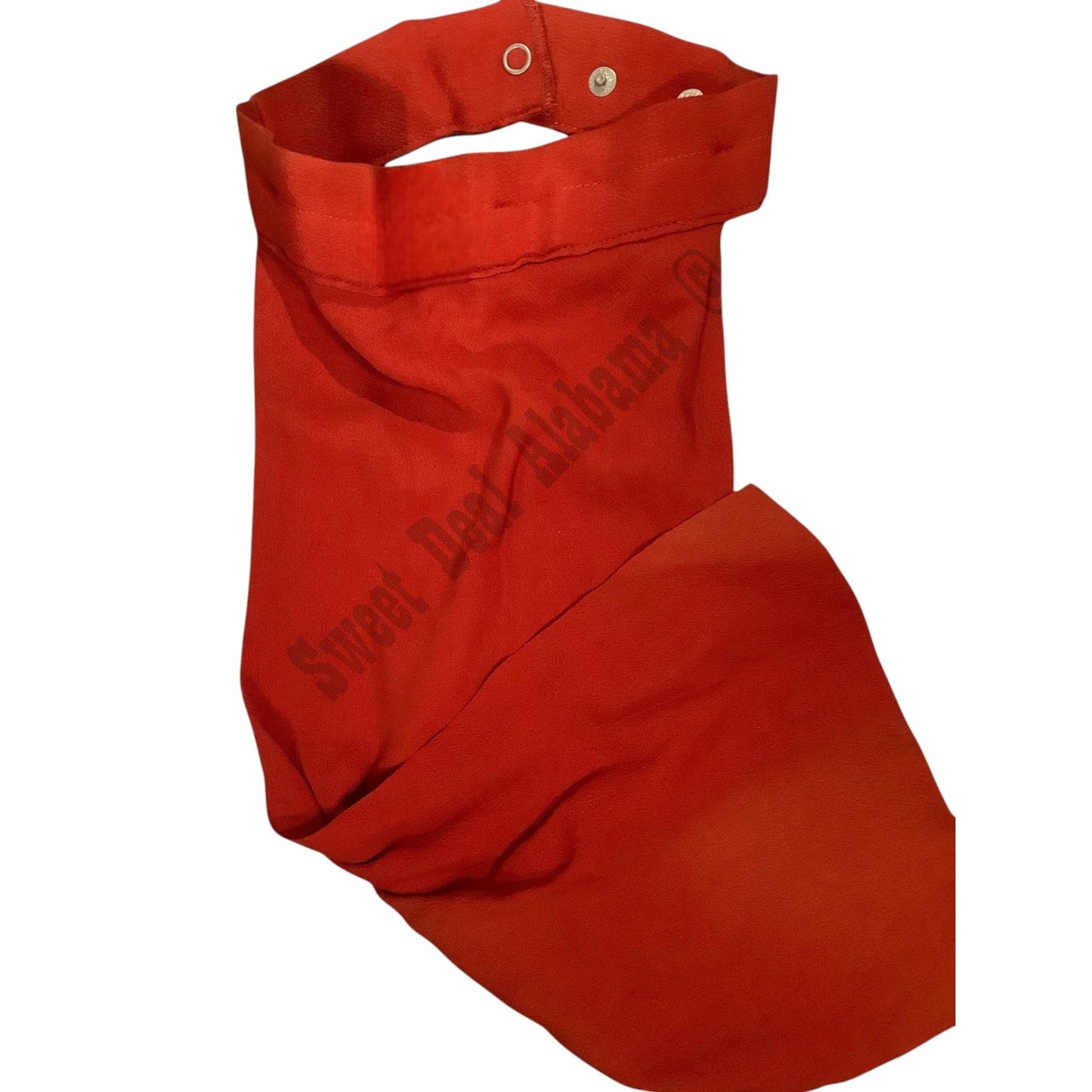 Scovill Vietnam Era Military Scarf, Red, 18.75"L x 7.5"W (18" Max Neck)