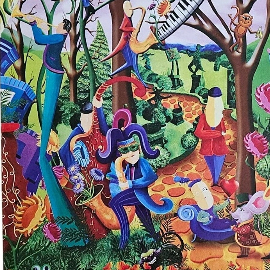 Artist Series 500‑Piece Puzzle – Happy Town Celebration, 19" x 13"