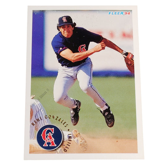 Rene Gonzales, California Angels, #57,  1994 Fleer Baseball Collector's Card