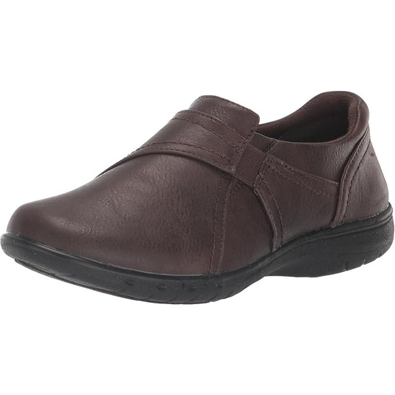 Easy Street Women’s Ariah Sneakers/Flats – Brown/Gore, Size 6M, Style: 31-9846