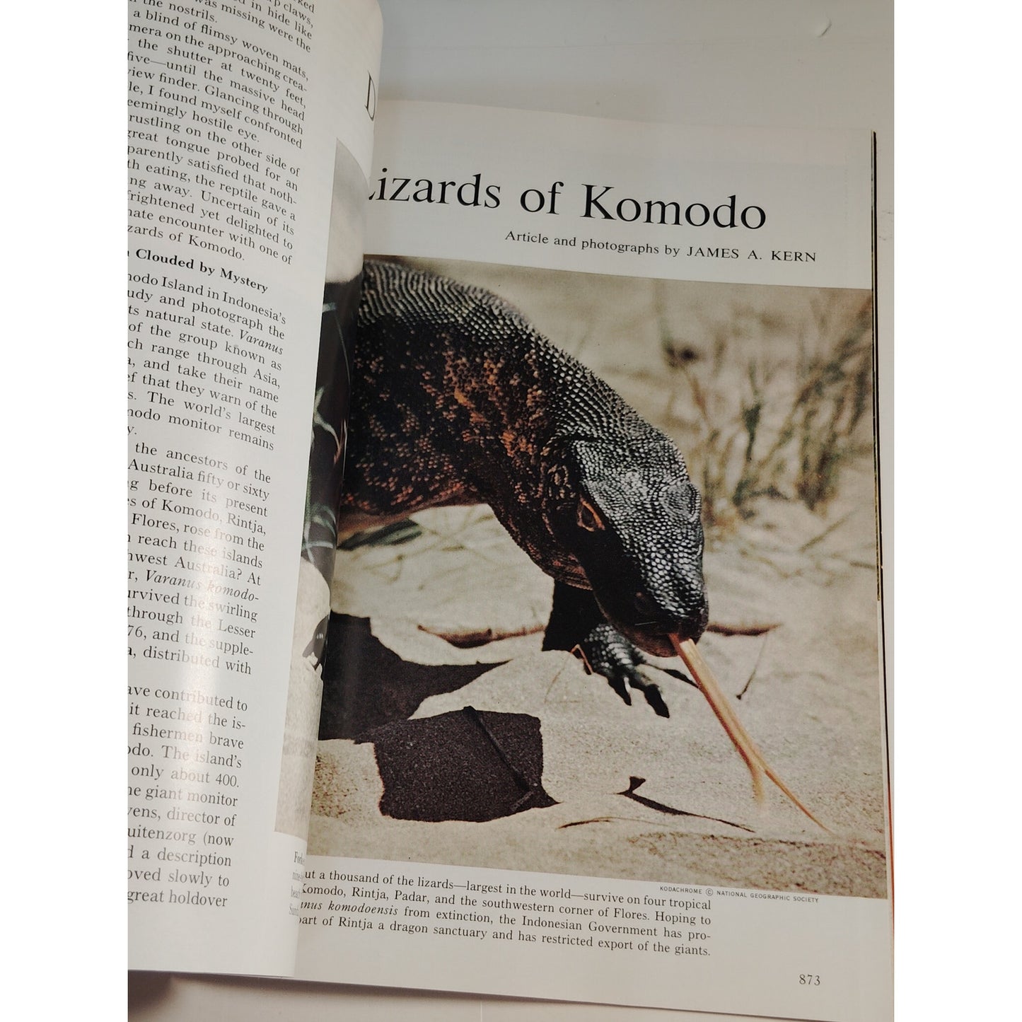 National Geographic – December 1968, Mekong River, Jerusalem, Komodo Dragons
