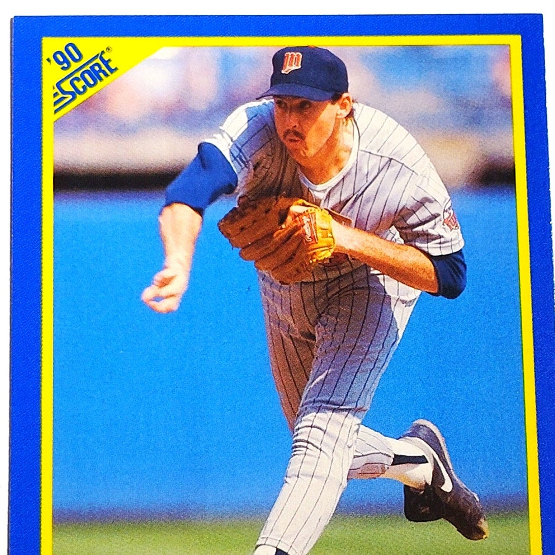 1990 Score Mike Dyer RC #571 Minnesota Twins Pitcher Rookie MLB Baseball EX