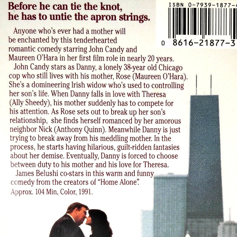Only the Lonely VHS 1991 John Candy Ally Sheedy Romantic Comedy Drama Fox Video