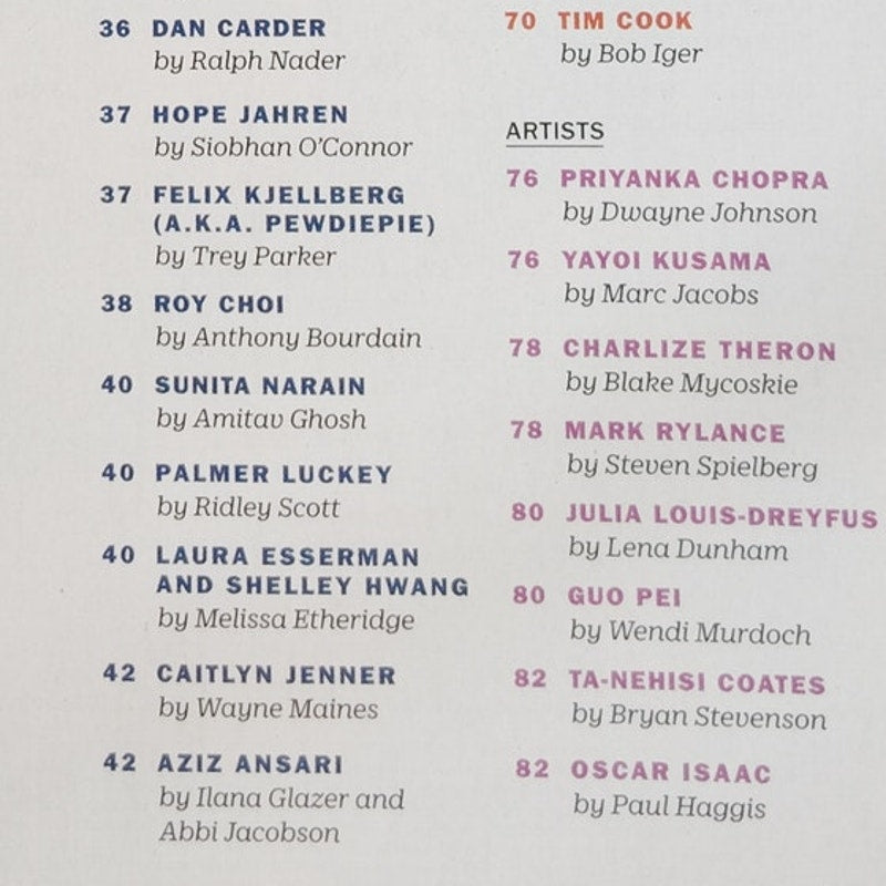 Time Magazine May 2/9 2016 The 100 Most Influential People Double Issue