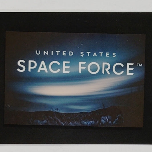 United States Space Force Magnet – 3" x 2" – Hard Plastic – Dark Blue Emblem