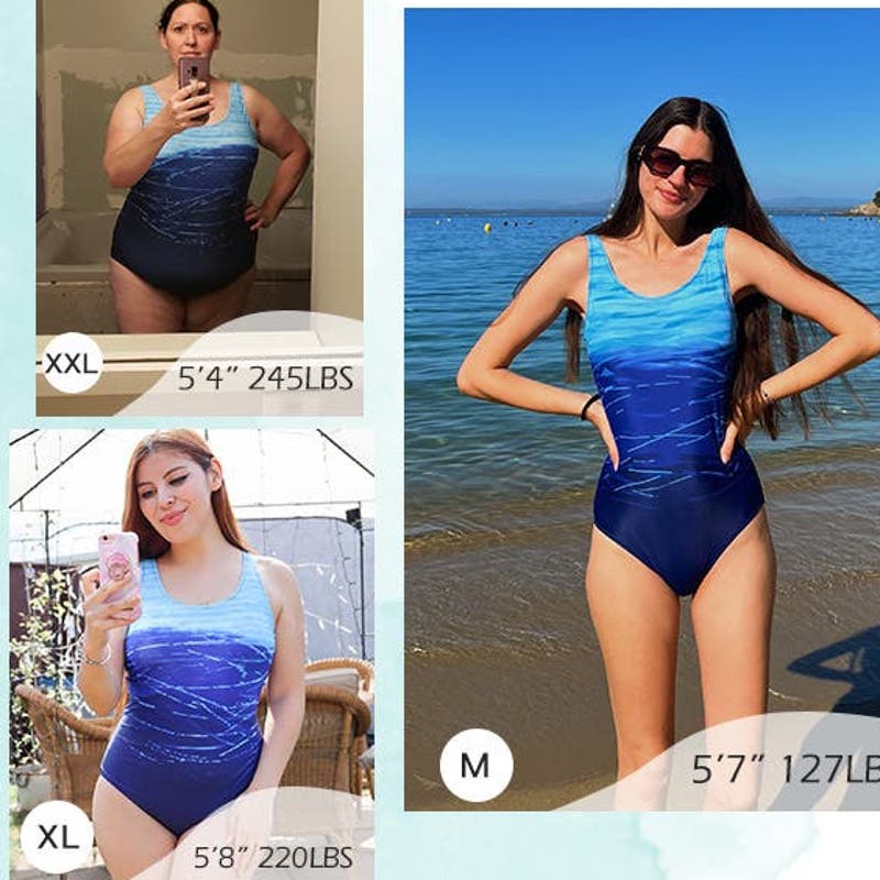 Aleumdr One Piece Criss Cross Backless Tummy Control Sports Monokini, M (8-10)