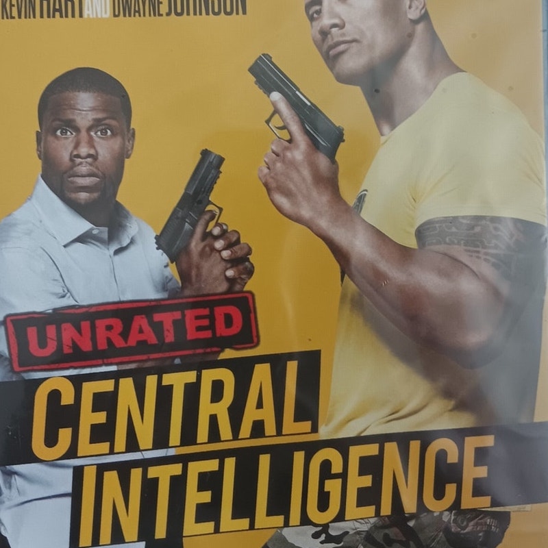 Central Intelligence - Blu-ray, 2016 Action Comedy, Dwayne Johnson, Kevin Hart
