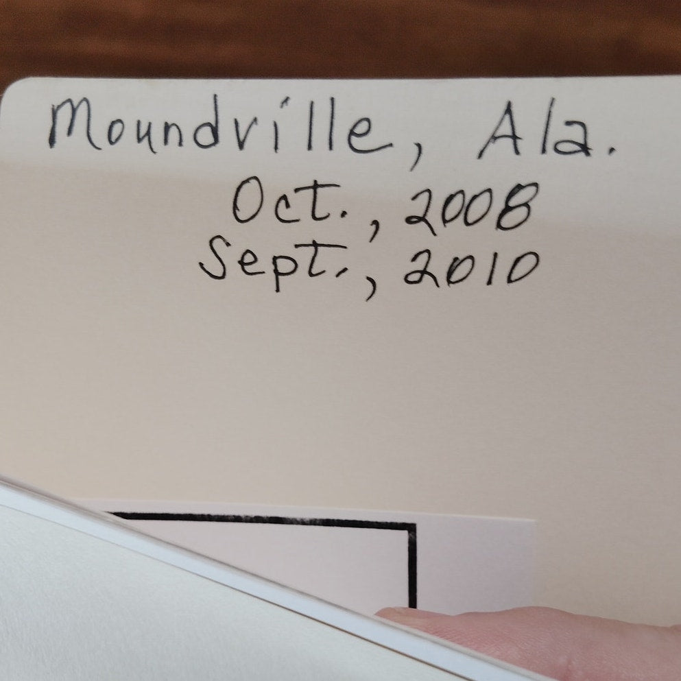 Moundville, AL Vintage Ephemera Collection - Travel Souvenirs & Information