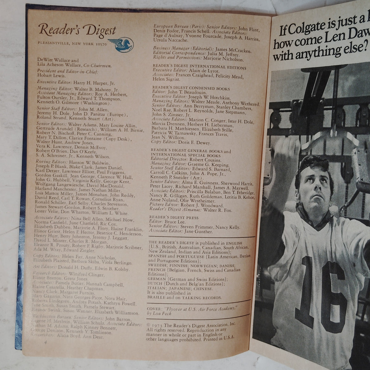 Reader's Digest July 1973 Vintage Magazine - Tom Sawyer Roberto Clemente