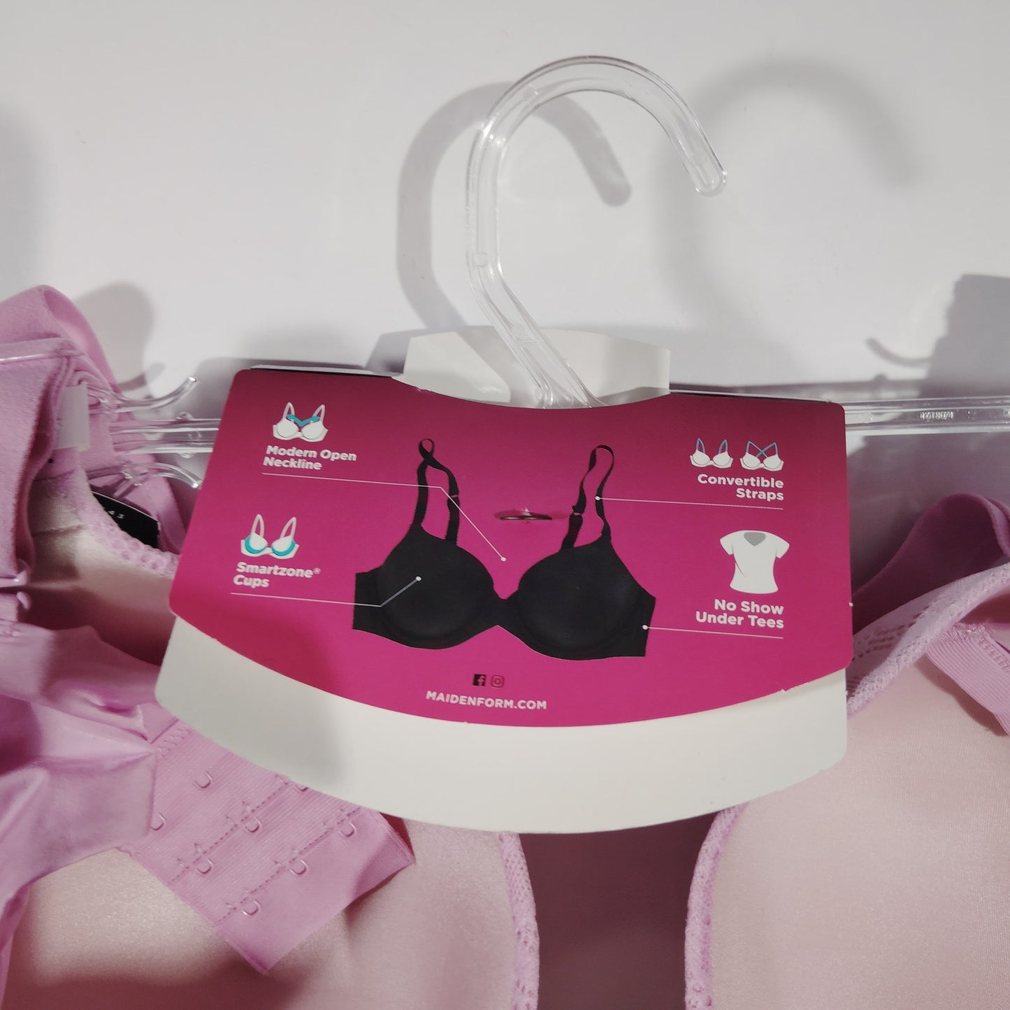 Maidenform One Fab Fit 2.0 T-Shirt Bra – Lilac Petal – Underwire – 36D – Women’s