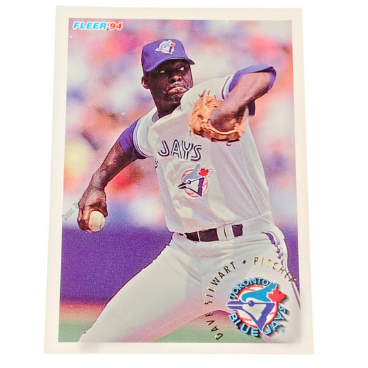 Dave Stewart, Toronto Blue Jays, #343, 1994 Fleer Baseball Collector's Card