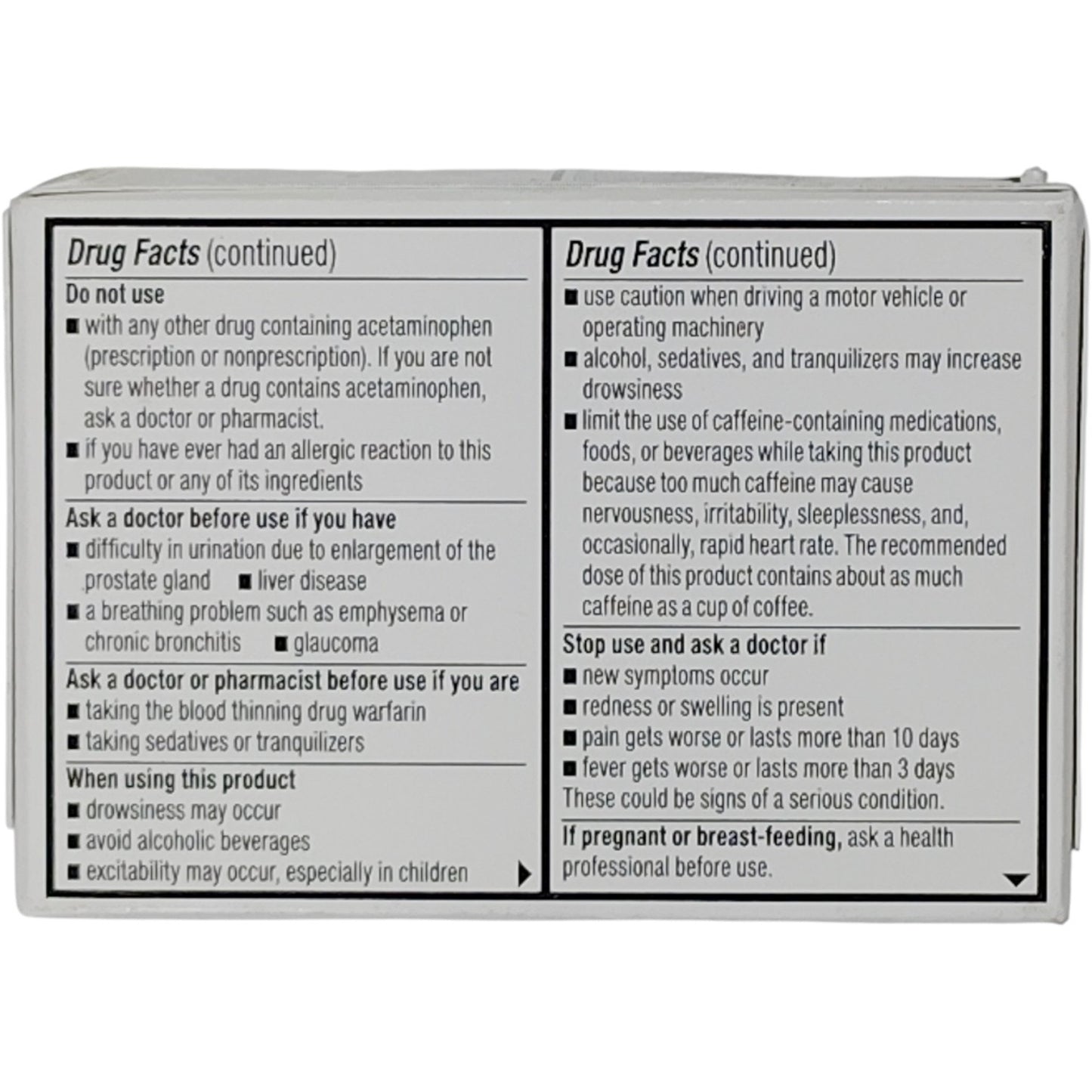 DG Health Menstrual Relief – 40 Caplets – 500mg Acetaminophen – Exp. 04/2027