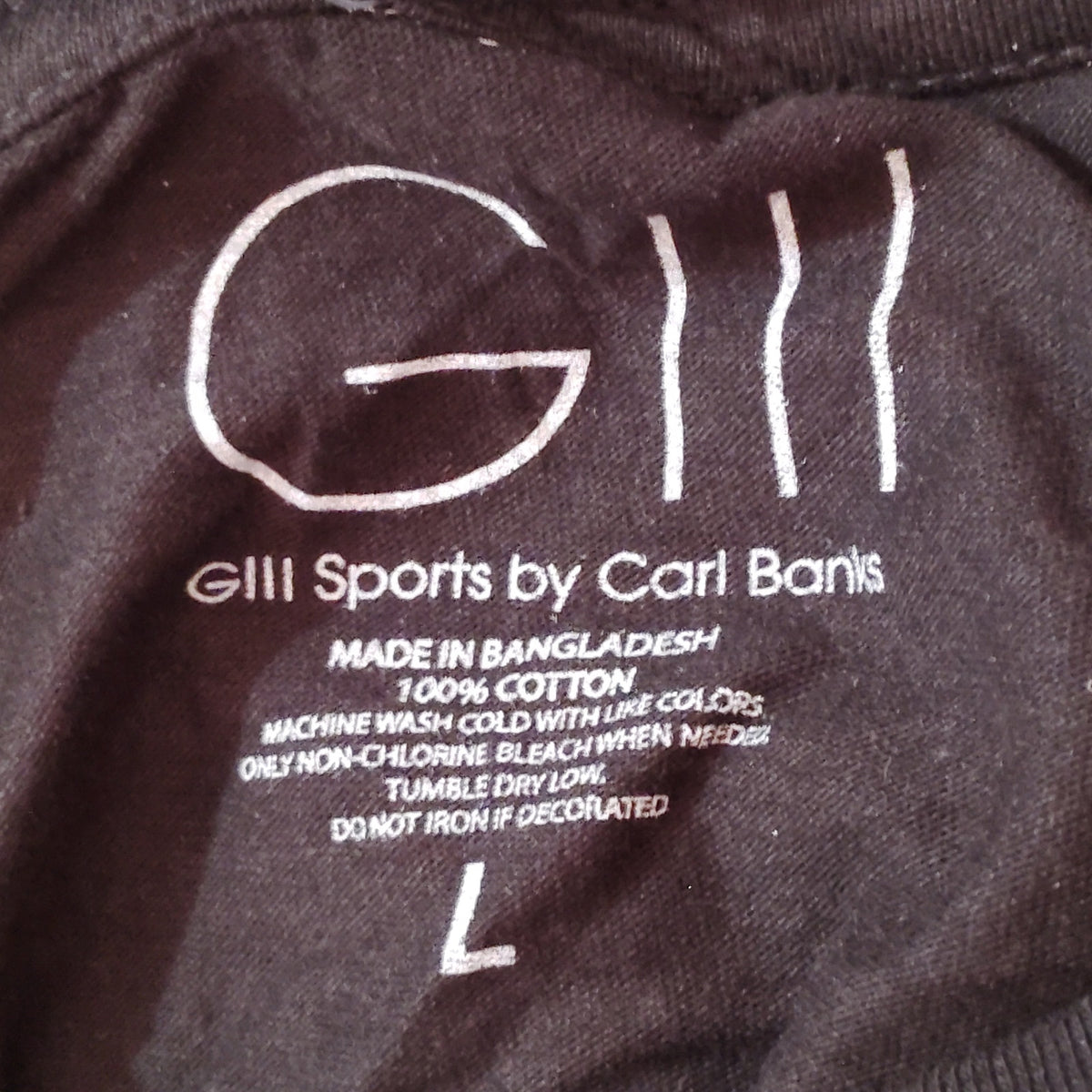 Birmingham Iron AAF Long Sleeve Shirt L G-III Carl Banks Football Black 2019 NWT