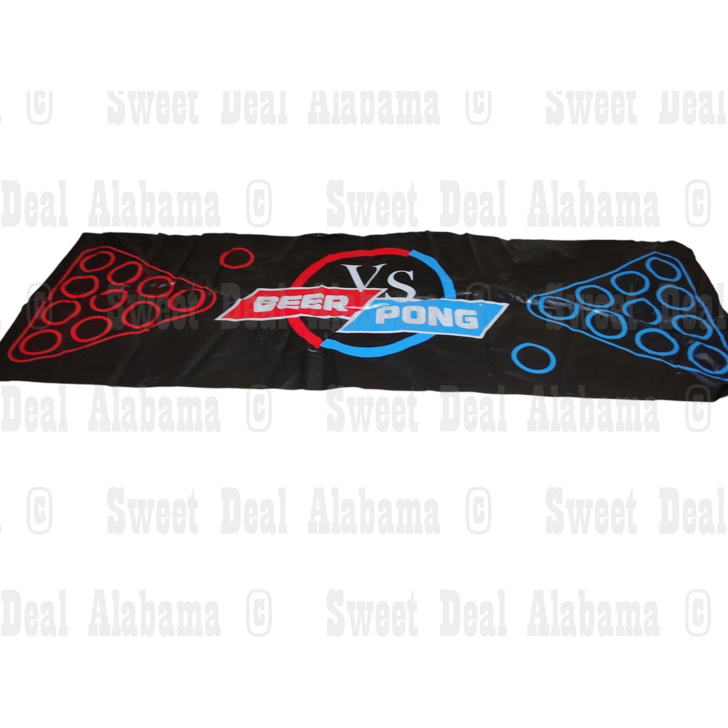 63" x 23.6" Beer Pong Table Mat For Your Party Games, Beer Pong Table Game Mat