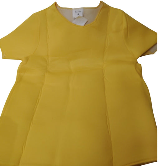 Morty Smith 3D Built-Out Yellow Costume Shirt Kids XL (14-16) Shirt Only
