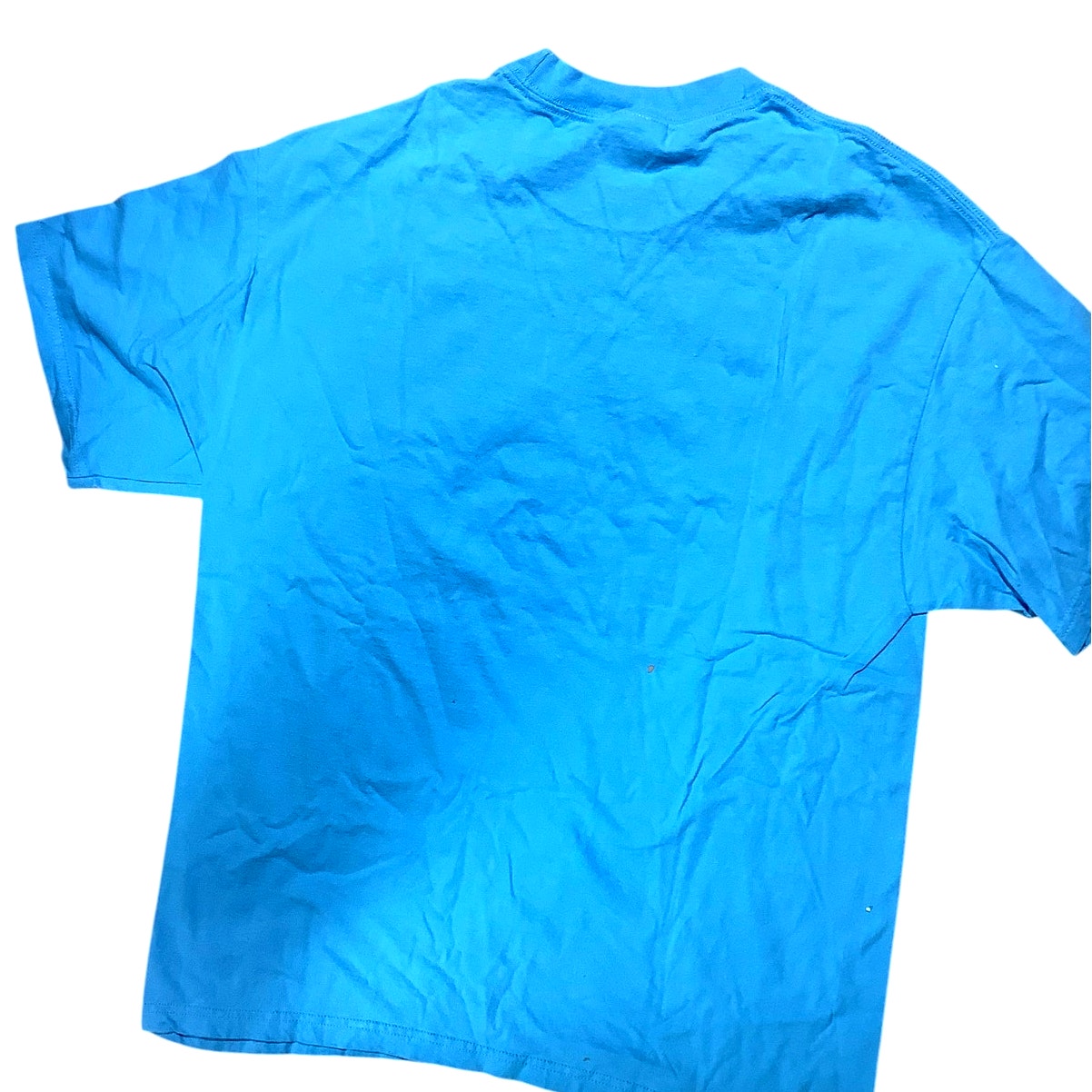 Indiana University Short-Sleeve T-Shirt, Blue w/ Red Text, Size Large