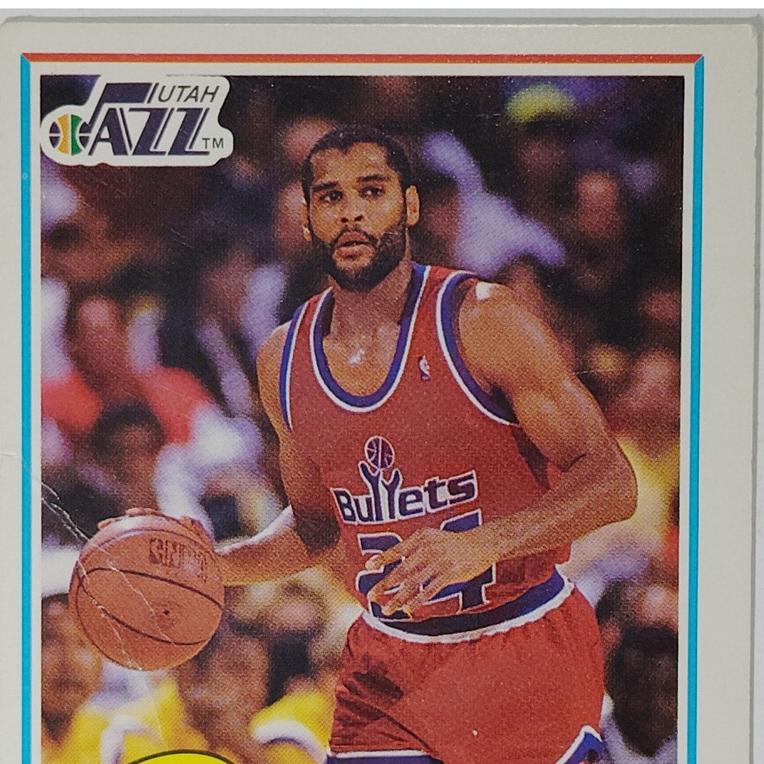 1990 Fleer Jeff Malone #195 Washington Bullets– Traded to Utah Jazz – Guard