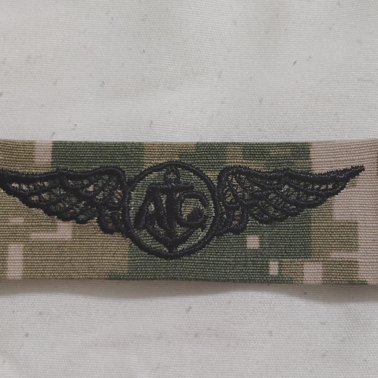 Vanguard U.S. Navy Aircrew Badge Tape – NWU Type III – 7.5" × 1" TE Sew‑On