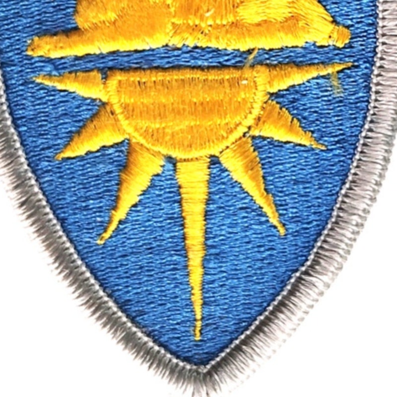 US Army Intelligence Command Novelty Embroidered Sphinx Sunburst 3" × 2" Sew‑On
