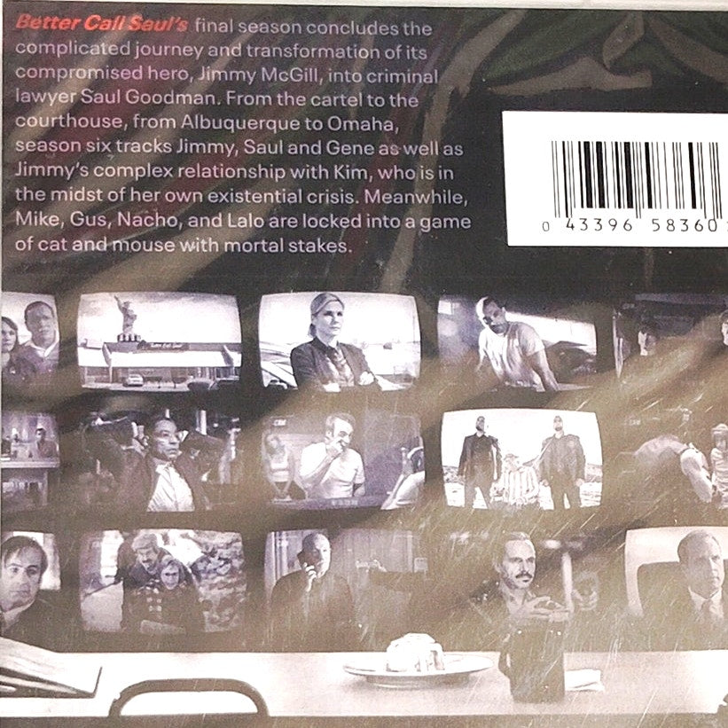 Better Call Saul Season 6 DVD 2022 Final Season Widescreen Sony Pictures